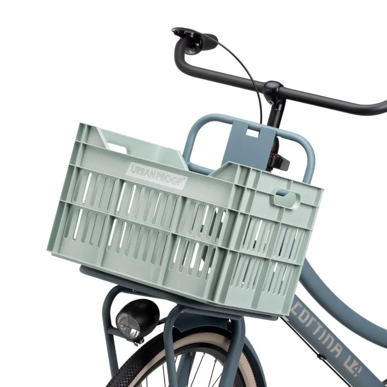 Gerecyclede Fietskrat Urban Proof Click 30 Liter Mistig mintgroen — foto 14