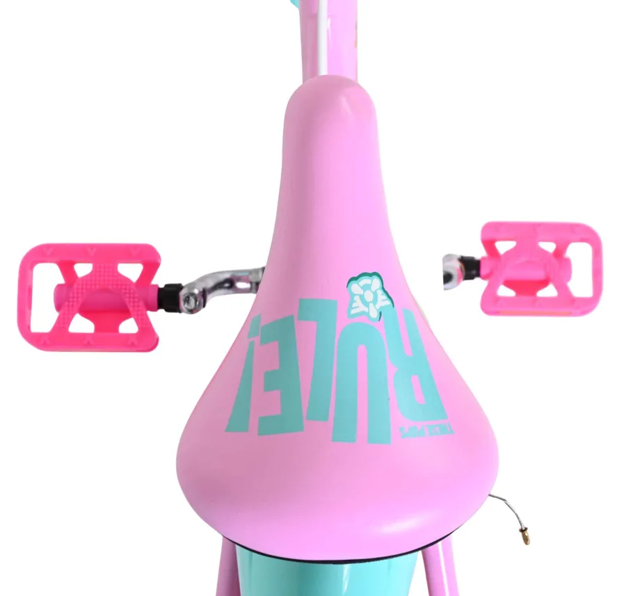 Paw Patrol Kinderfiets – Meisjes – 14 inch – Roze – Twee handremmen — foto 6