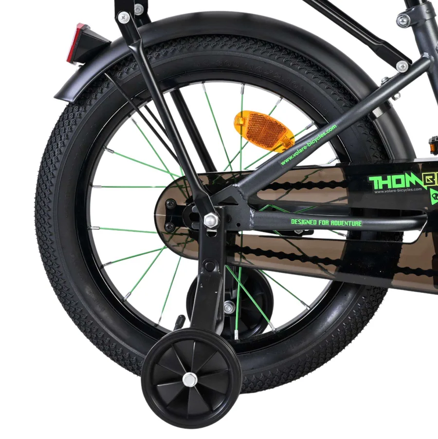Volare Thombike Kinderfiets – Jongens – 16 inch – Groen Grijs — foto 2