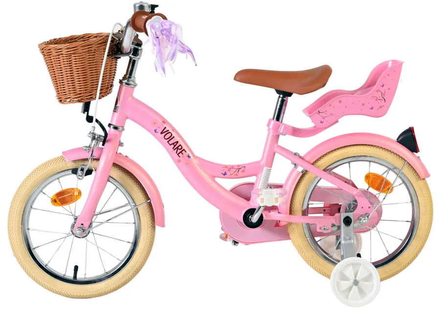 Volare Blossom Kinderfiets – Meisjes – 14 inch – Roze — foto 9