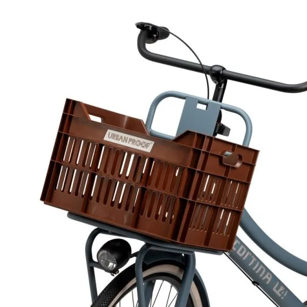 Gerecyclede Fietskrat Urban Proof Click 30 Liter Donker bruin — foto 3