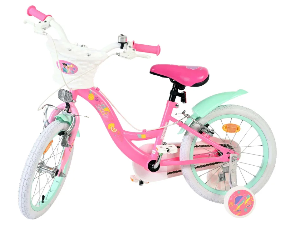 Barbie Kinderfiets – Meisjes – 16 inch – Roze – Twee handremmen — foto 10