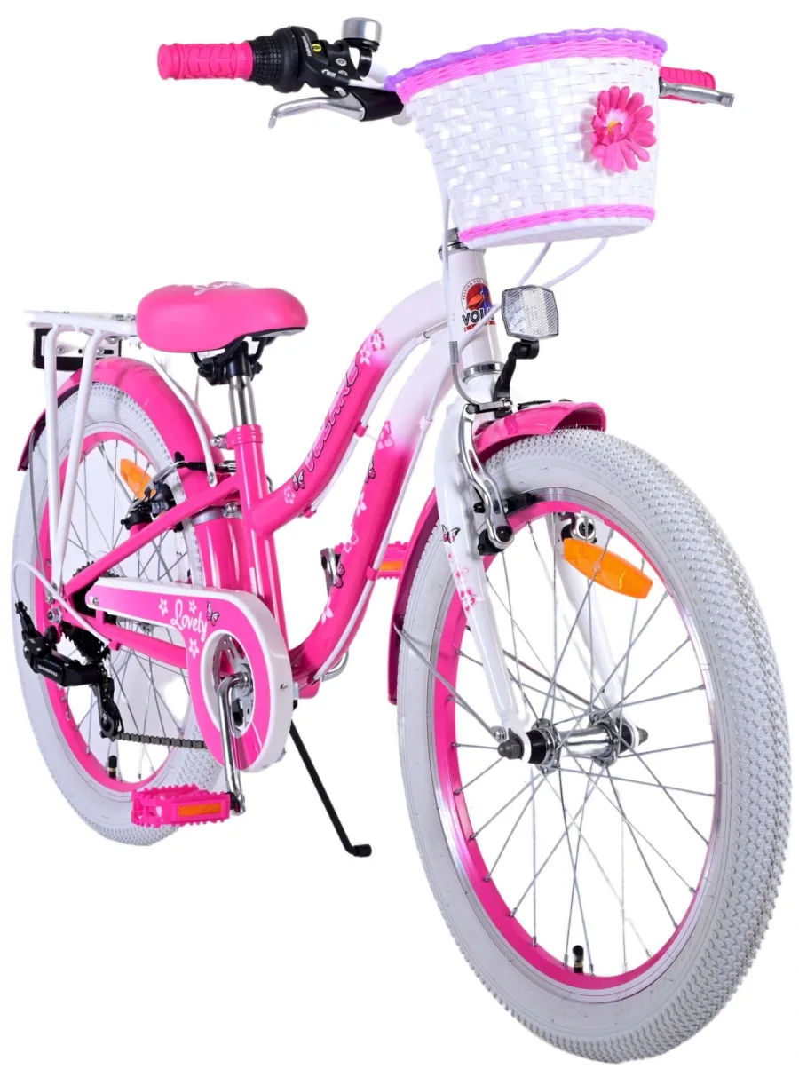 Volare Lovely Kinderfiets – Meisjes – 20 inch – Roze – 7 versnellingen — foto 20