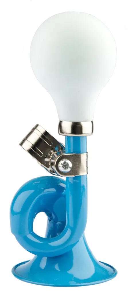 Fietstoeter krul PexKids – blauw met witte bol — foto 3