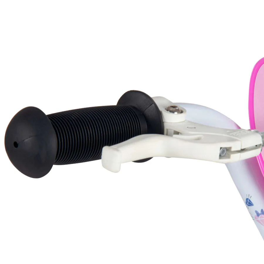 Disney Minnie Kinderfiets - Meisjes - 14 inch - Wit Roze - Twee handremmen — foto 4
