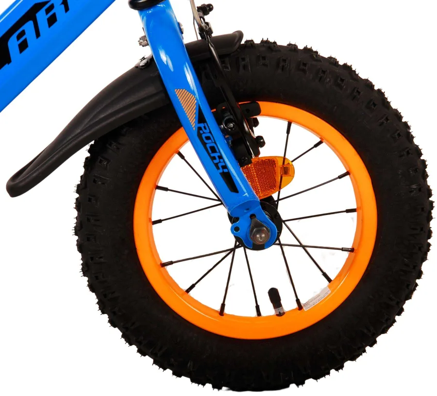 Volare Rocky Kinderfiets – Jongens – 12 inch – Blauw – Twee handremmen — foto 5