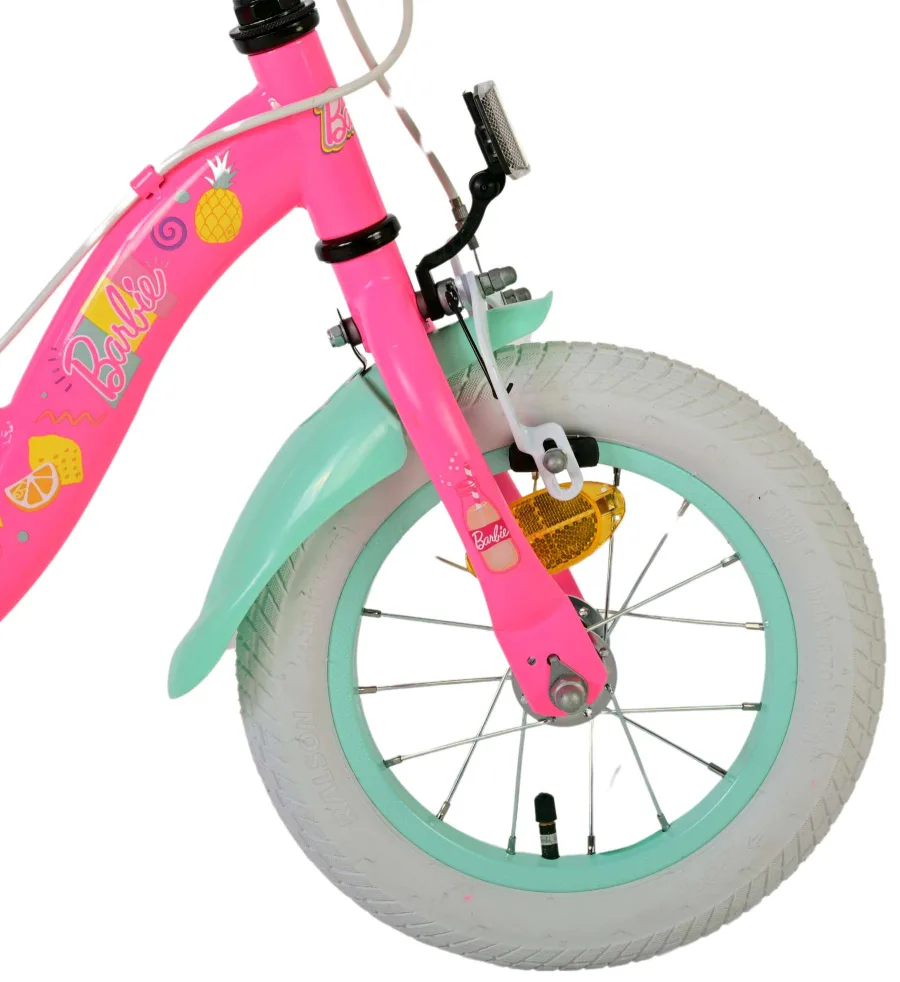Barbie Kinderfiets – Meisjes – 12 inch – Roze – Twee Handremmen — foto 8