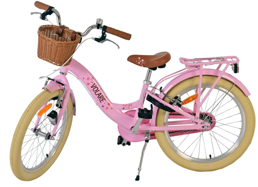 Volare Blossom Kinderfiets – Meisjes – 20 inch – Roze – Twee handremmen — foto 11
