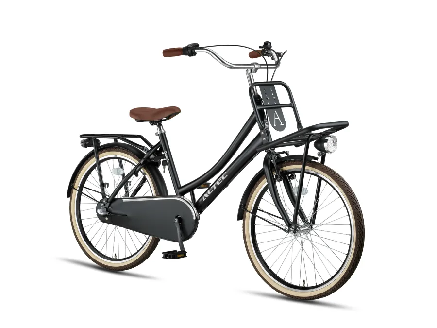 Altec Dutch 24inch Transportfiets Mat Zwart — foto 2
