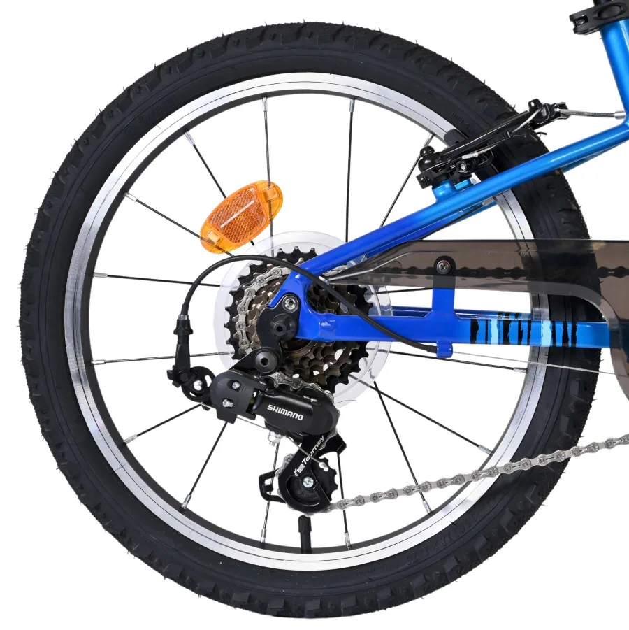 Volare Venom Kinderfiets – Jongens – 18 inch – Blauw – Twee handremmen — foto 2