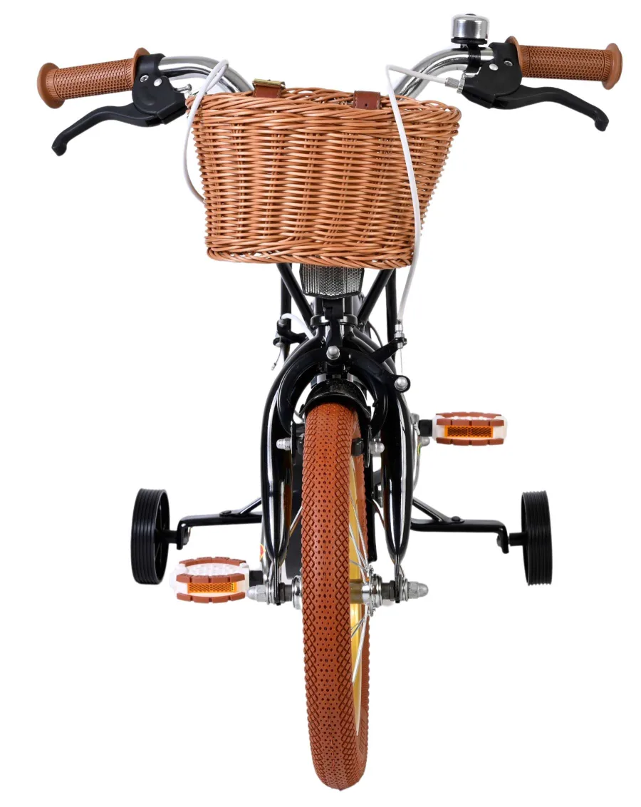 Volare Ashley Kinderfiets – Meisjes – 14 inch – Zwart – Twee Handremmen — foto 6