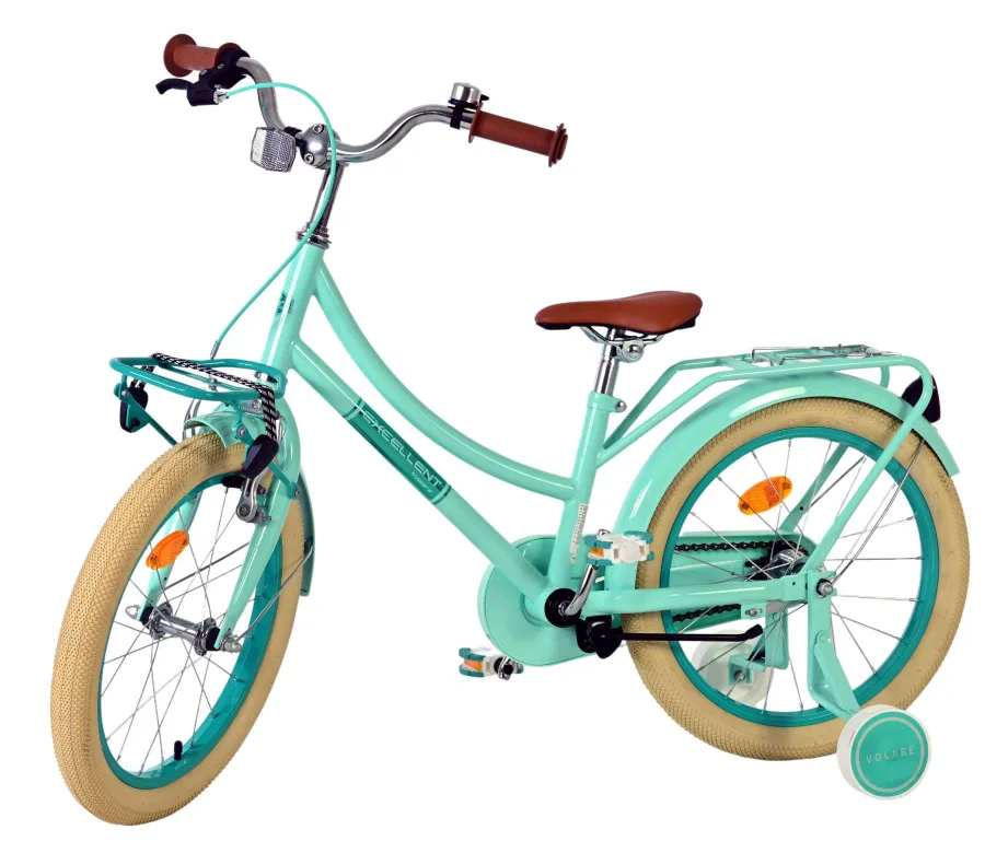 Volare Excellent Kinderfiets – Meisjes – 18 inch – Groen – 95% afgemonteerd — foto 10