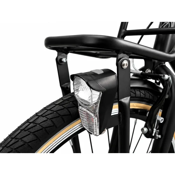 Kinderfiets Kyoso Blossom Classic 24 inch remnaaf mat zwart — foto 2