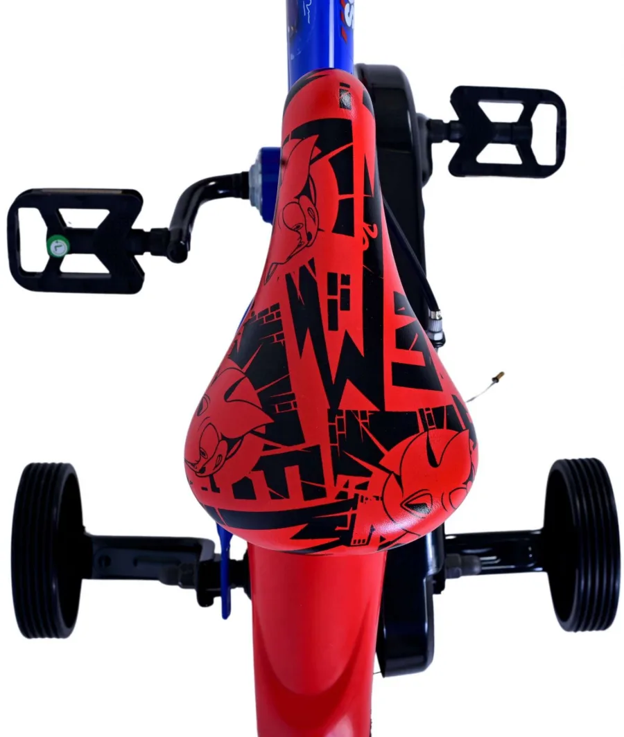 Turbo Crew Kinderfiets – Jongens – 12 inch – Blauw Rood – Twee handremmen — foto 5