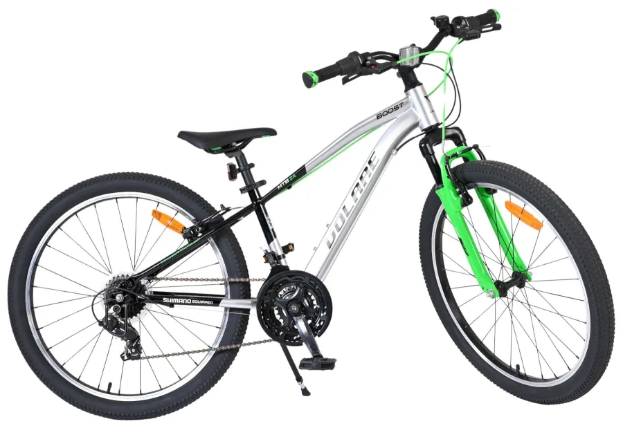Volare Boost Kinderfiets – 24 inch – 21 Speed – Zilver/Groen — foto 13
