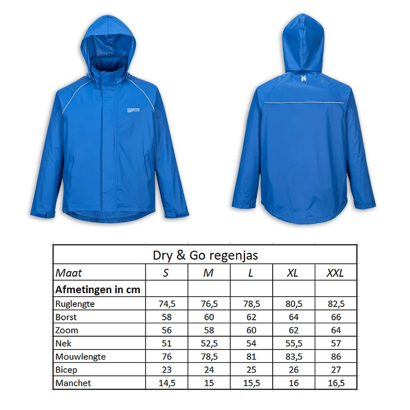 Regenjas Dry & Go maat L — foto 5