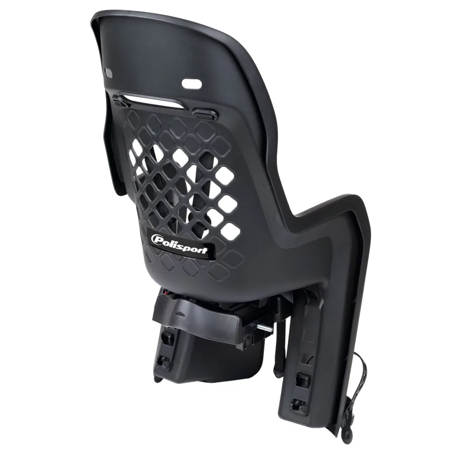 Kinderzitje achter Polisport Joy - BLACK SERIE - met  dragerbevestiging (CFS) — foto 2