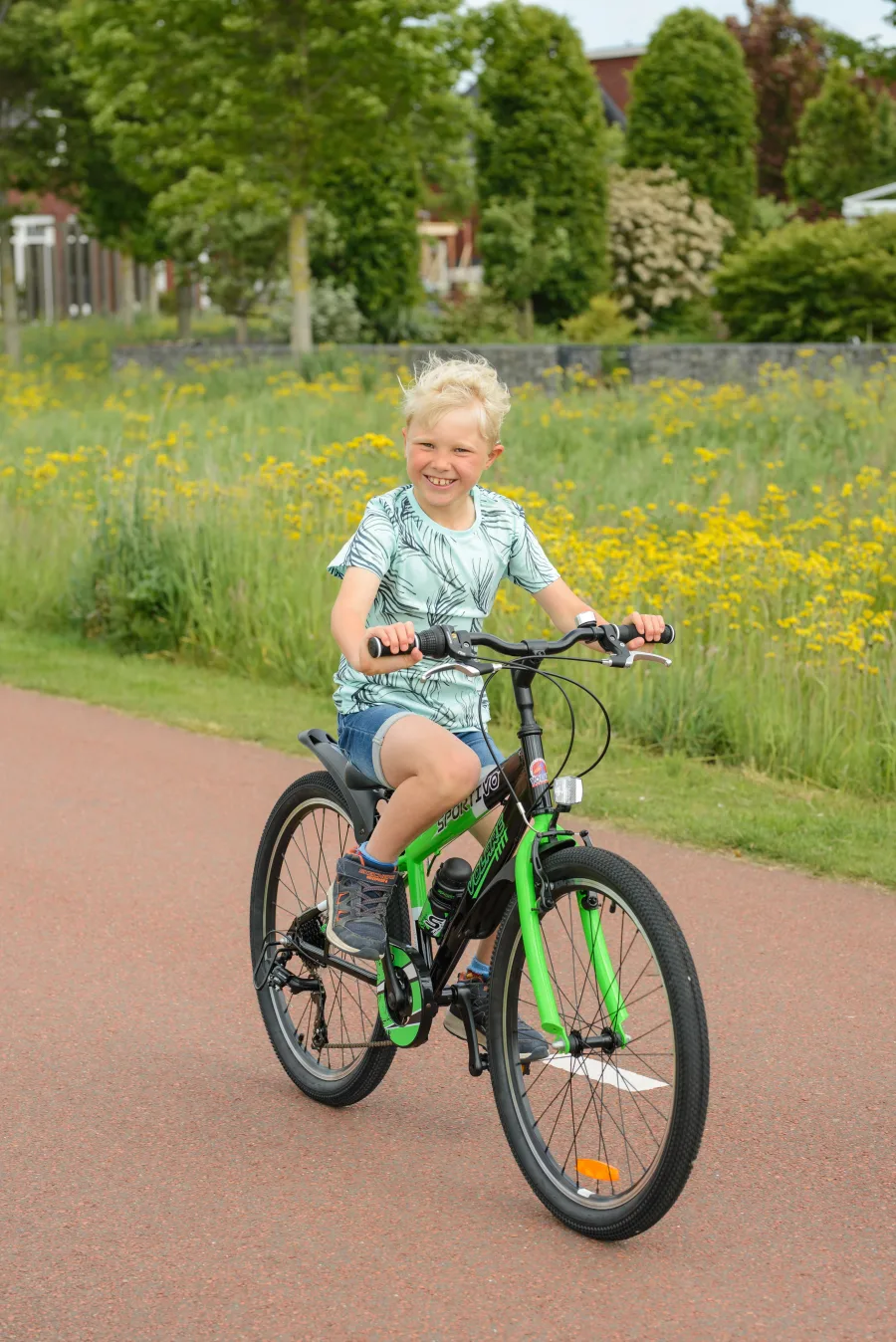 Volare Sportivo Kinderfiets – Jongens – 20 inch – Blauw – Twee handremmen — foto 15