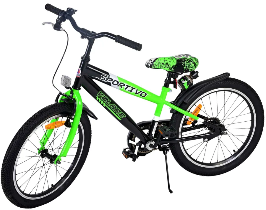 Volare Sportivo Kinderfiets – Jongens – 20 inch – Groen — foto 11