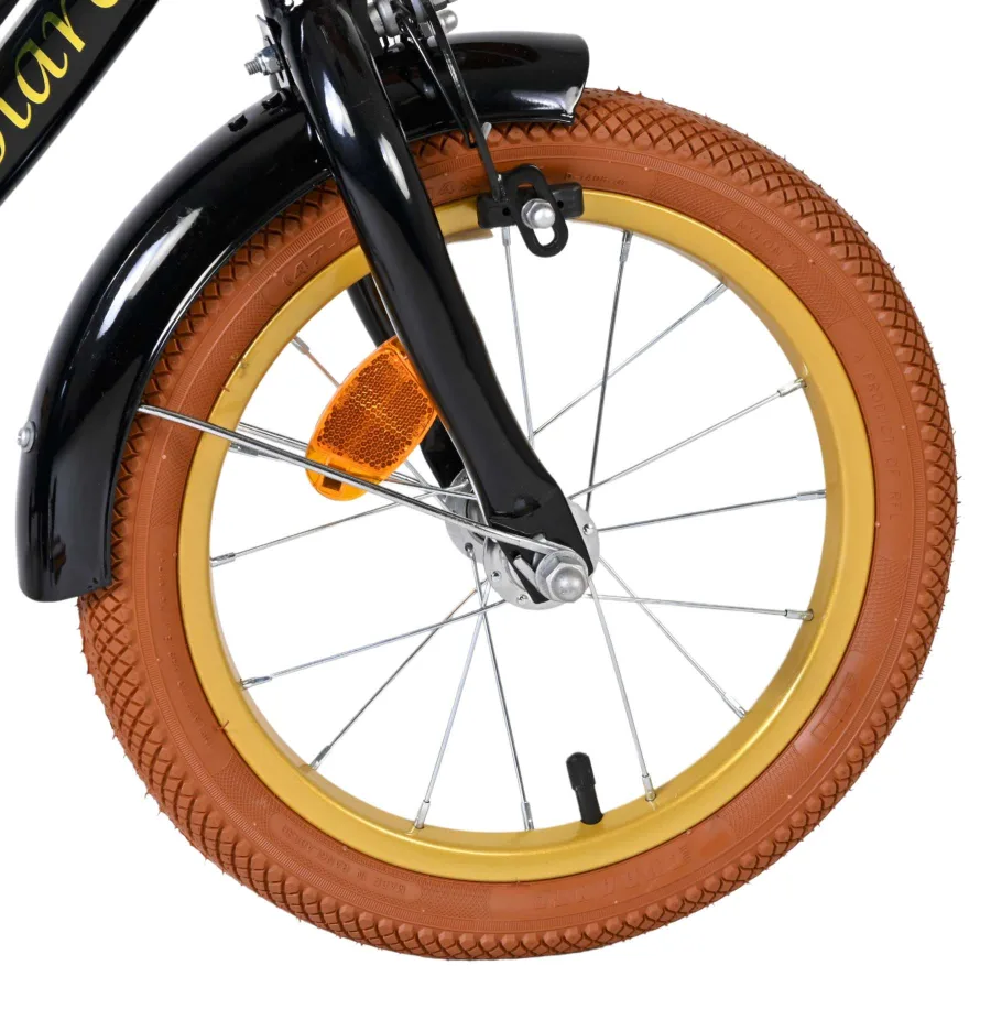 Volare Ashley Kinderfiets – Meisjes – 14 inch – Zwart — foto 3