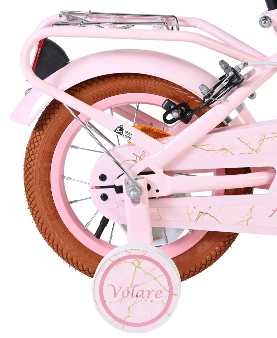 Volare Ashley Kinderfiets – Meisjes – 12 inch – Roze – Twee handremmen — foto 2