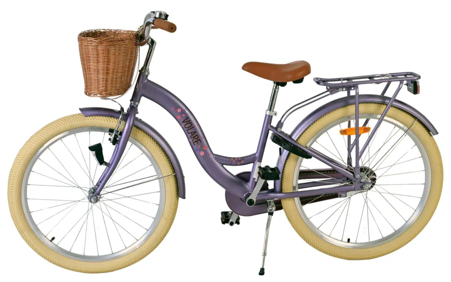 Volare Blossom Kinderfiets – Meisjes – 24 inch – Paars — foto 9