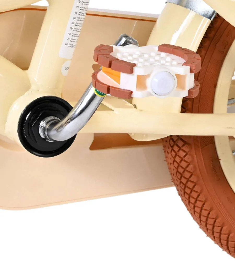Volare Ashley Kinderfiets – Meisjes – 12 inch – Creme — foto 9