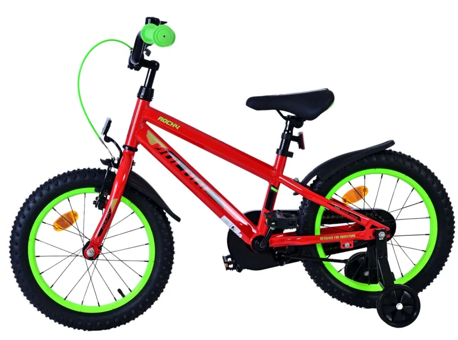 Volare Rocky Kinderfiets – Jongens – 16 inch – Rood — foto 11