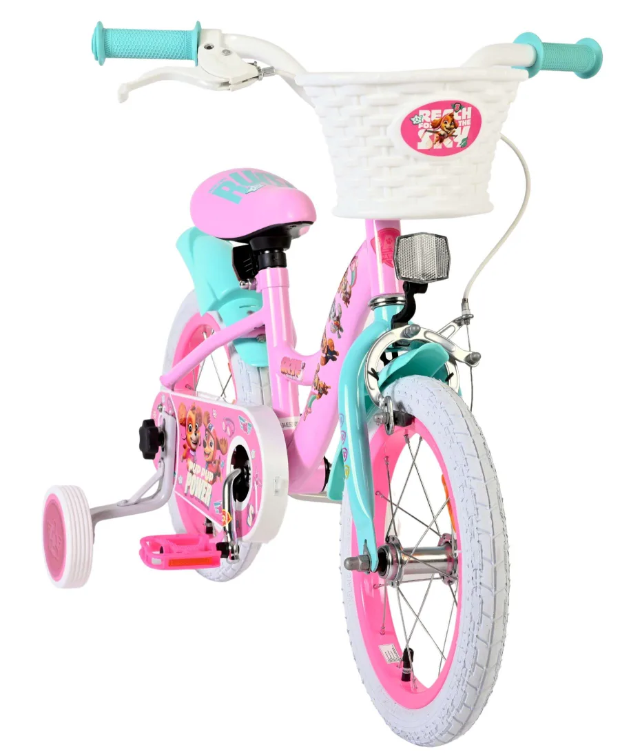 Paw Patrol Kinderfiets – Meisjes – 14 inch – Roze — foto 7
