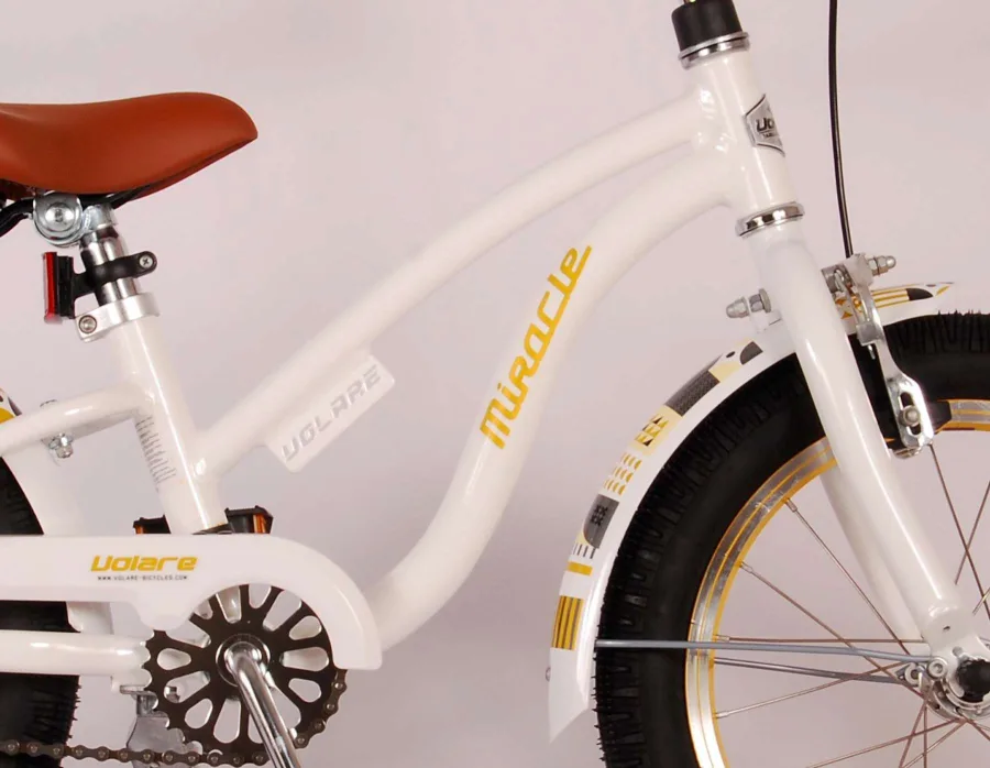 Volare Miracle Cruiser Kinderfiets – Meisjes – 16 inch – Wit – Prime Collection — foto 14
