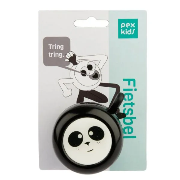 Fietsbel PexKids Tiger – zwart/wit — foto 2