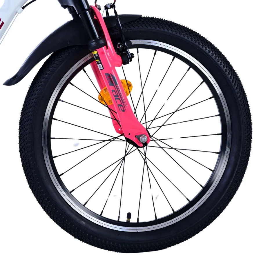 Volare XC Race Kinderfiets – 20 inch – 7 speed – Wit Roze — foto 3