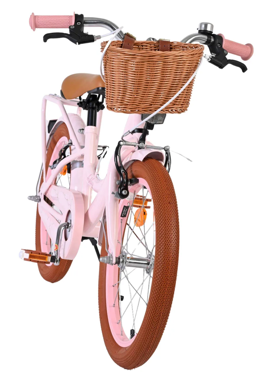 Volare Ashley Kinderfiets - Meisjes - 18 inch - Roze - Twee handremmen — foto 5