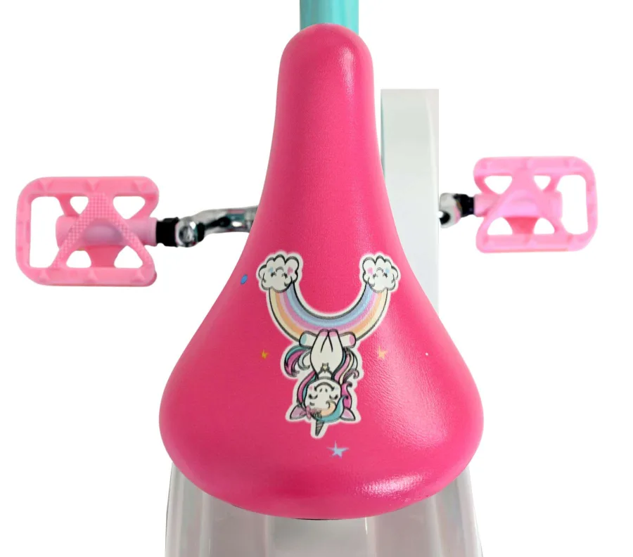 Volare Unicorn Kinderfiets – Meisjes – 14 inch – Groen — foto 5