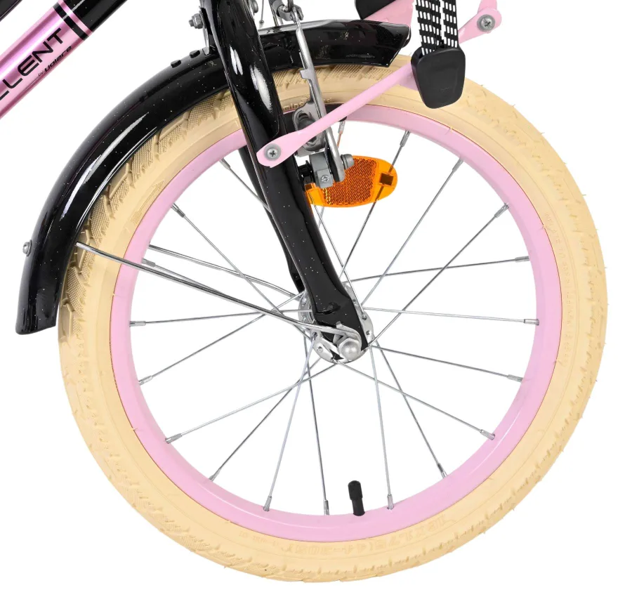 Volare Excellent Kinderfiets – Meisjes – 16 inch – Zwart – 95% afgemonteerd — foto 3