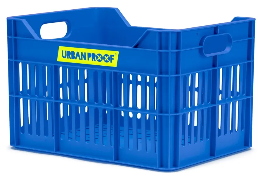 Gerecyclede fietskrat Urban Proof Junior 15 liter - Royal blue