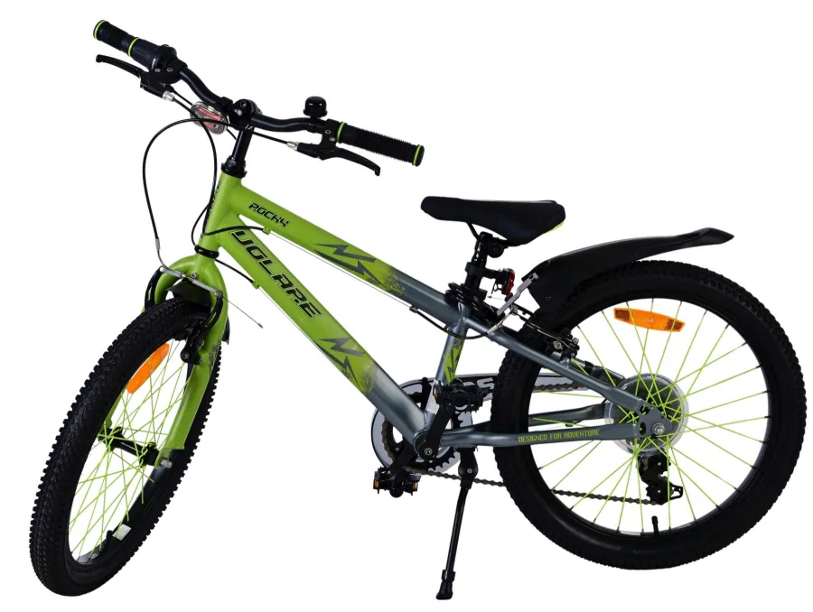 Volare Rocky Kinderfiets – 20 inch – 7 speed – Groen/Grijs — foto 12