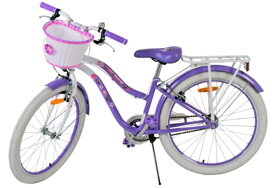 Volare Lovely Kinderfiets – Meisjes – 24 inch – Paars – Twee handremmen — foto 6