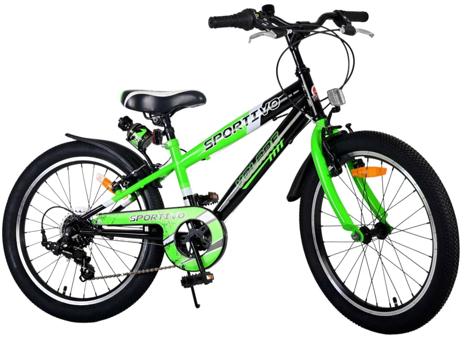 Volare Sportivo Kinderfiets – Jongens – 20 inch – Groen – 7 versnellingen — foto 2