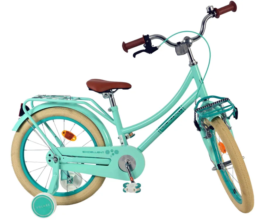 Volare Excellent Kinderfiets – Meisjes – 18 inch – Groen – 95% afgemonteerd — foto 12