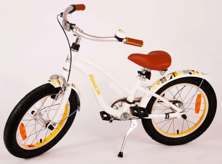 Volare Miracle Cruiser Kinderfiets – Meisjes – 16 inch – Wit – Prime Collection — foto 5