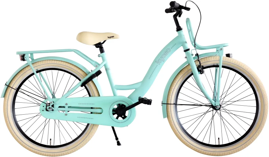 Children's bike Kyoso Blossom Breeze 24 inch with coaster brake - matt mint green