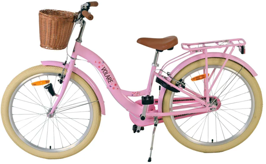 Volare Blossom Kinderfiets – Meisjes – 24 inch – Roze – Twee handremmen — foto 9