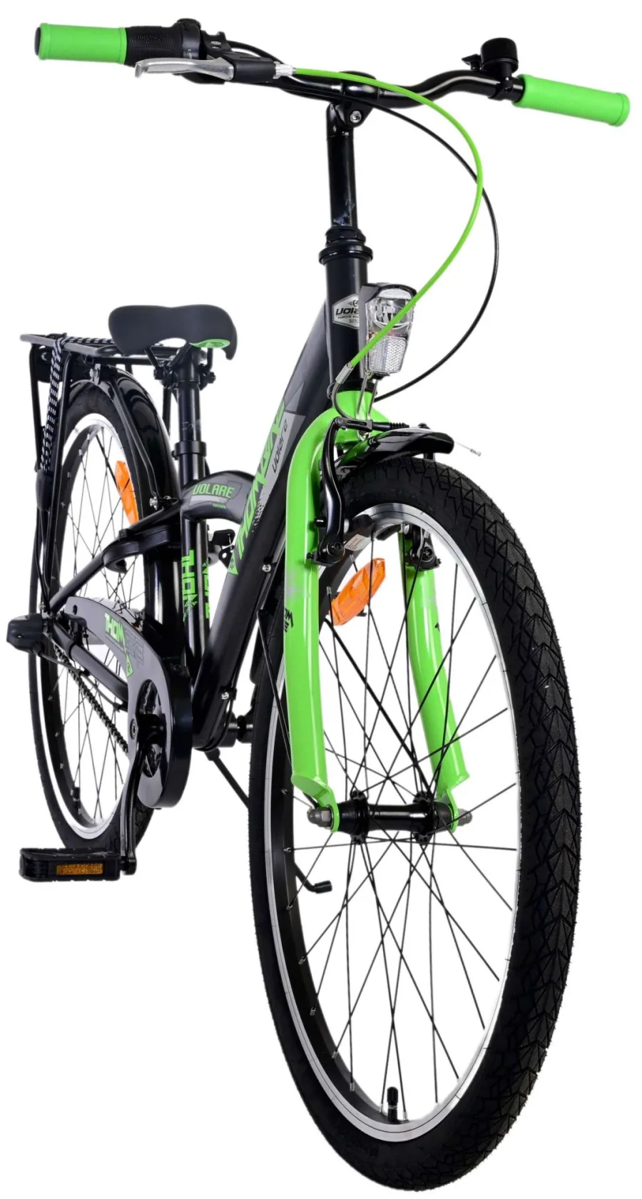 Volare Thombike Kinderfiets – Jongens – 24 inch – Groen Zwart – 3 versnellingen — foto 12