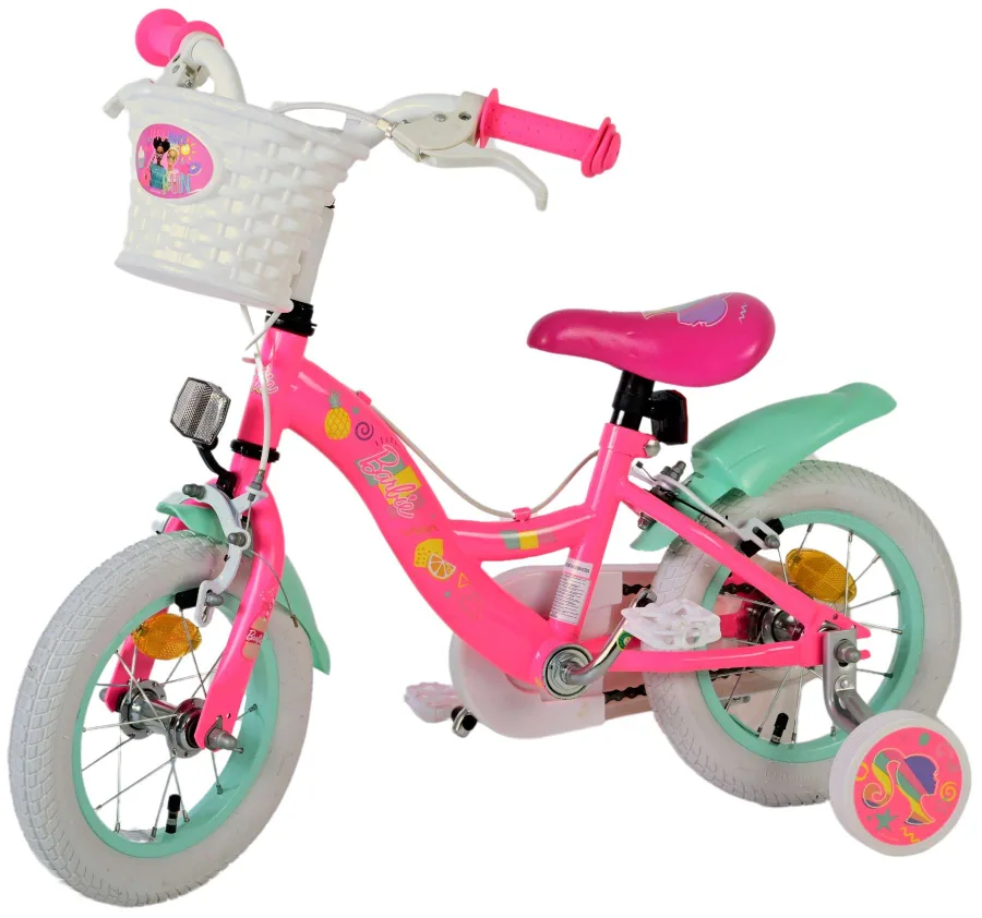 Barbie Kinderfiets – Meisjes – 12 inch – Roze – Twee Handremmen — foto 3