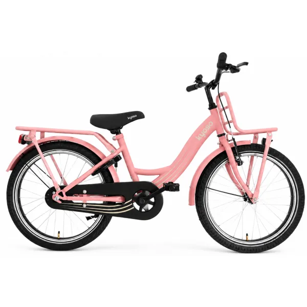 Kinderfiets Kyoso Blossom Mauve 20 inch remnaaf mat roze