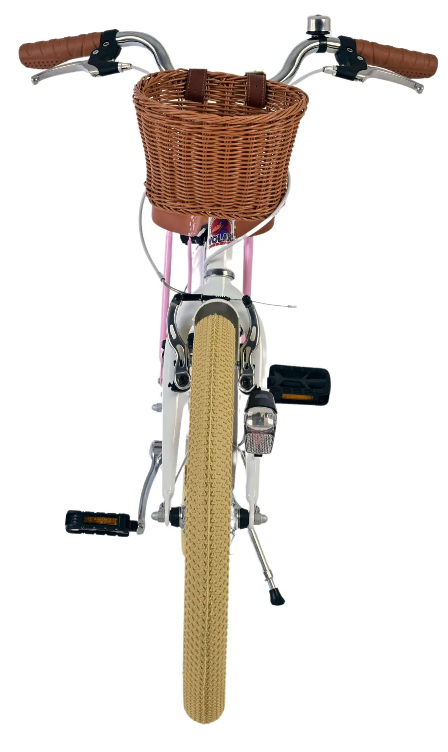 Volare Blossom Kinderfiets – Meisjes – 20 inch – Wit – Twee handremmen — foto 8