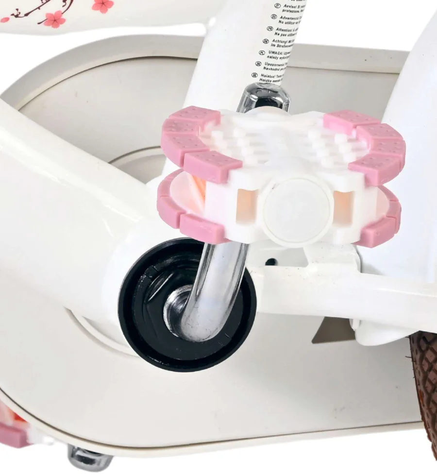 Volare Blossom Kinderfiets – Meisjes – 14 inch – Wit — foto 11