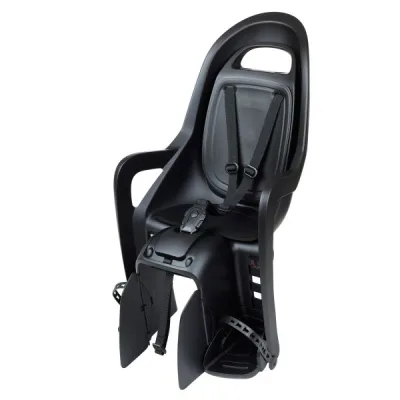 Kinderzitje achter Polisport Groovy BLACK EDITION dragerbevestiging (CFS)