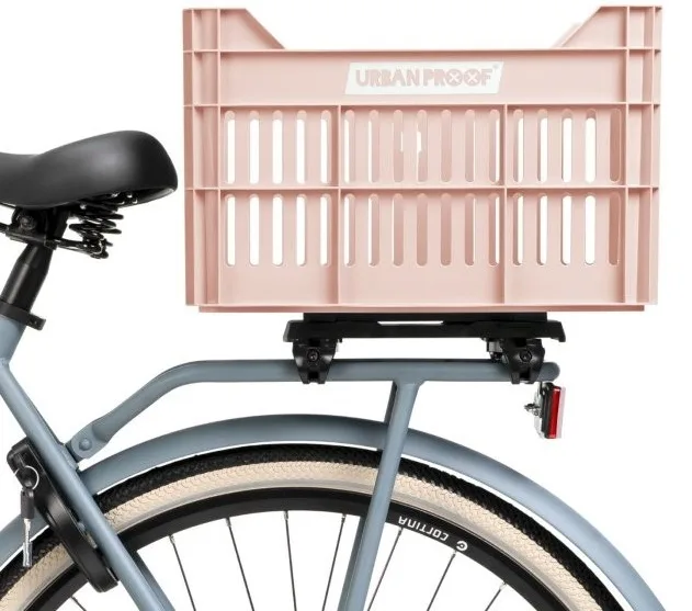 Gerecyclede Fietskrat Urban Proof Click 30 Liter Pastel roze — foto 13